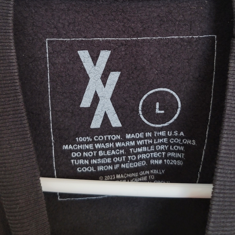 🆕️ Machine Gun Kelly Outlaw Rodeo Houston Crewneck Pullover Sweatshirt - Picture 4 of 9